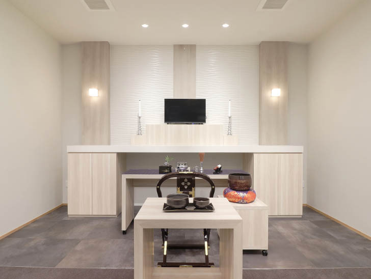 小さなお葬式 岸和田額原町ホール祭壇