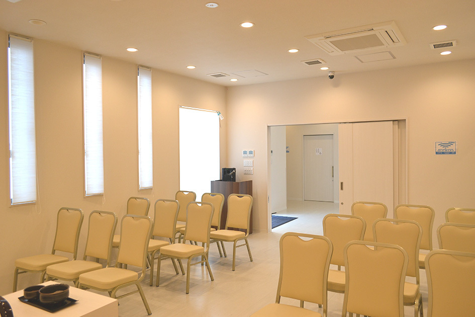 小さなお葬式 旭区高殿ホール式場内