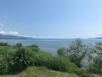 小さなお葬式 びわこ大橋ホールびわこ大橋会館からの景色
