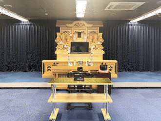 小さなお葬式 びわこ大橋ホール祭壇