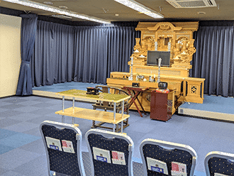 小さなお葬式 びわこ大橋ホール式場内