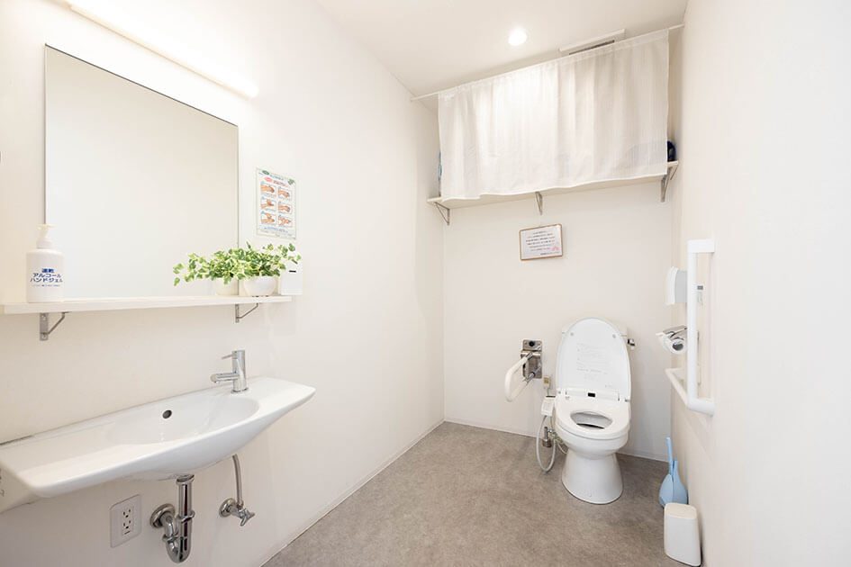 小さなお葬式 尼崎西難波ホールバリアフリーのお手洗い