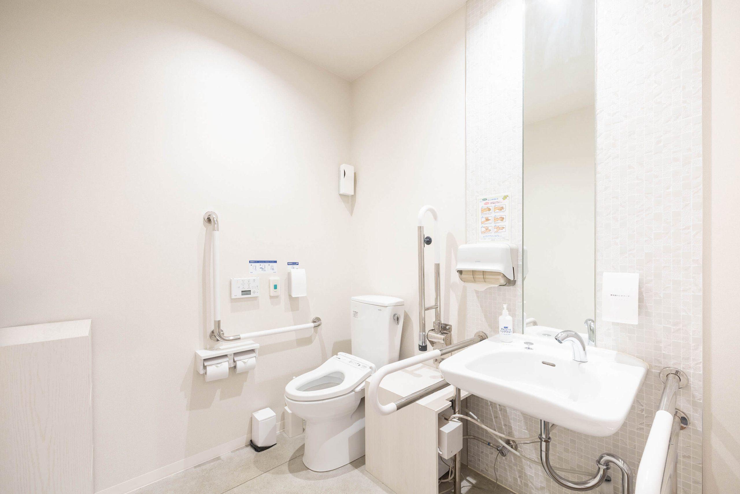 小さなお葬式 尼崎園田ホールバリアフリーのお手洗い