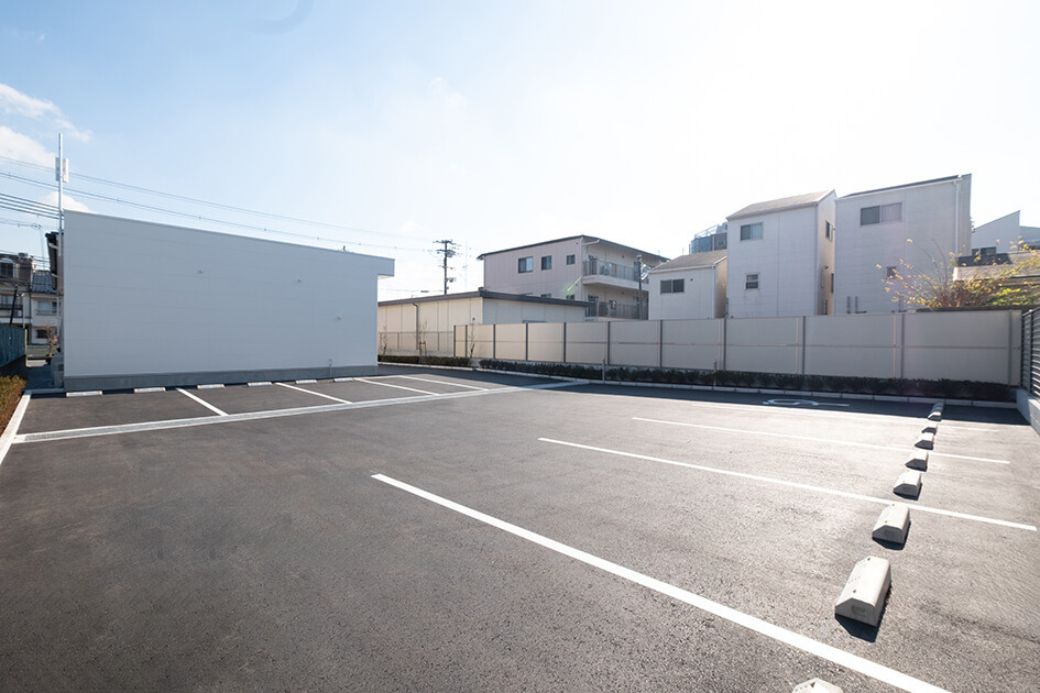 小さなお葬式 旭区生江ホール駐車場