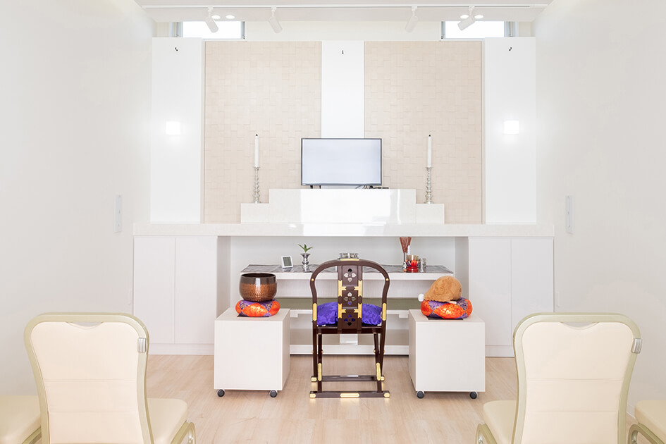 小さなお葬式 旭区生江ホール祭壇