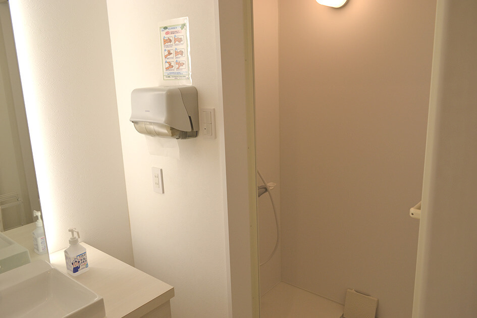 小さなお葬式 旭区高殿ホールシャワー室