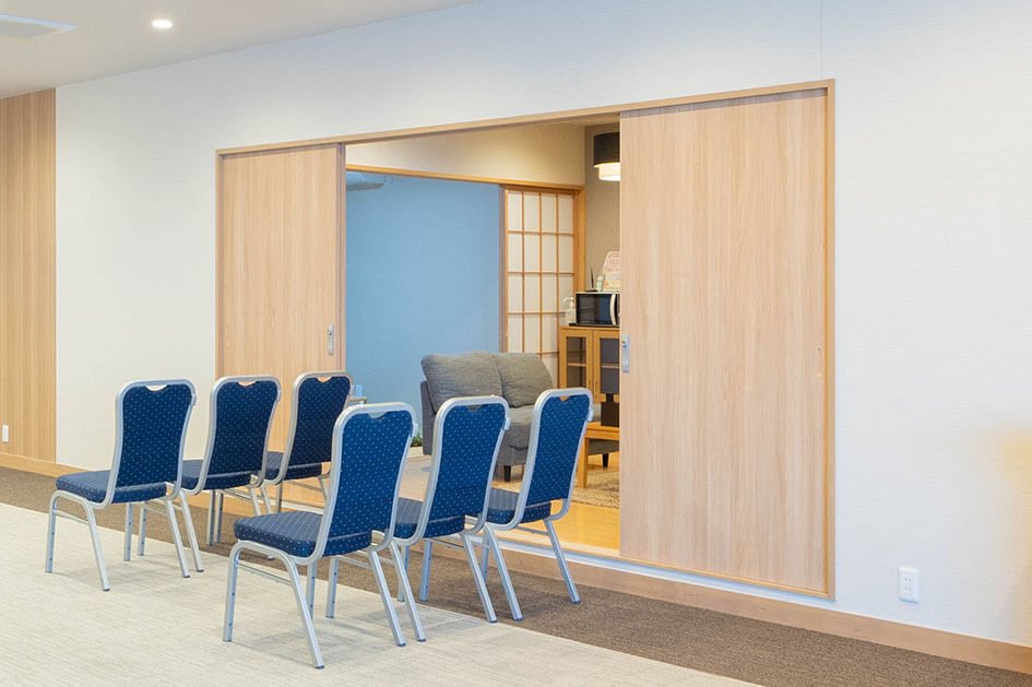 小さなお葬式 大東新田ホール親族控室