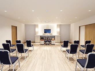 小さなお葬式 枚方招提ホール式場内