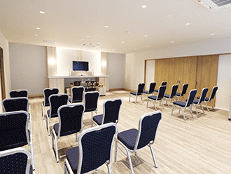 小さなお葬式 枚方招提ホール式場内