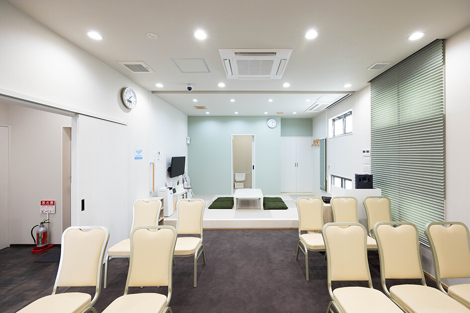 小さなお葬式 生野田島ホール親族控室