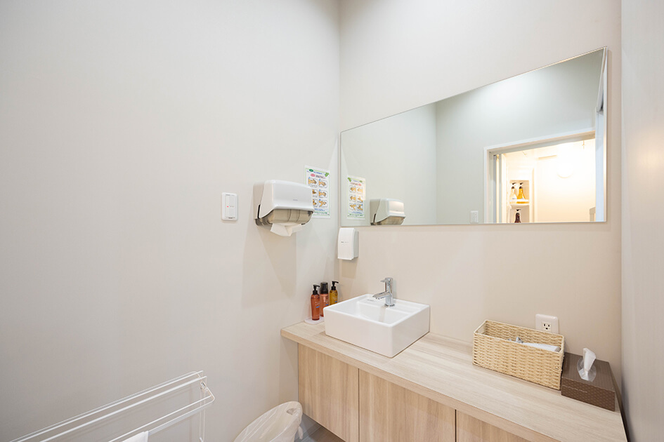 小さなお葬式 生野田島ホール洗面所