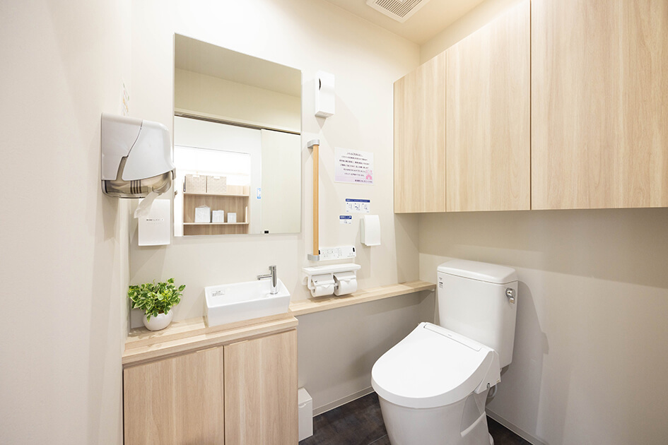 小さなお葬式 生野田島ホールバリアフリーのお手洗い