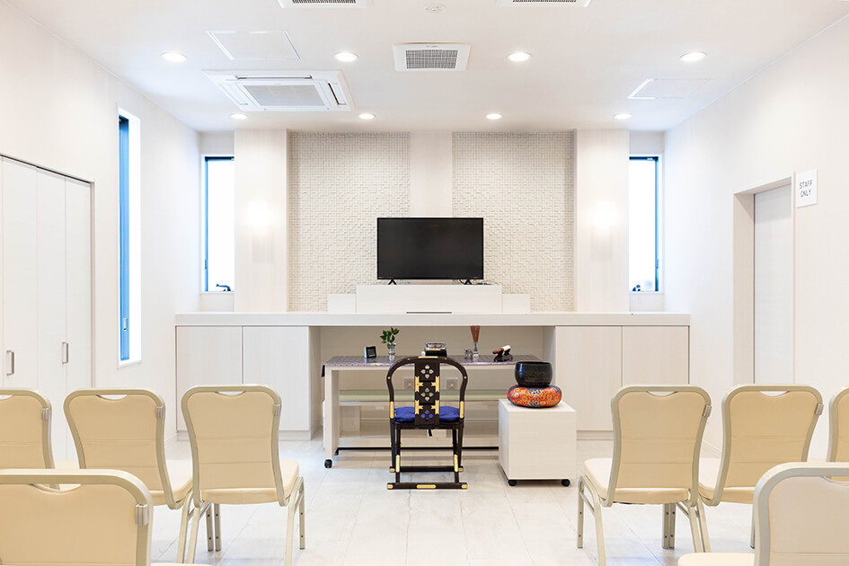 小さなお葬式 伊丹野間ホール祭壇