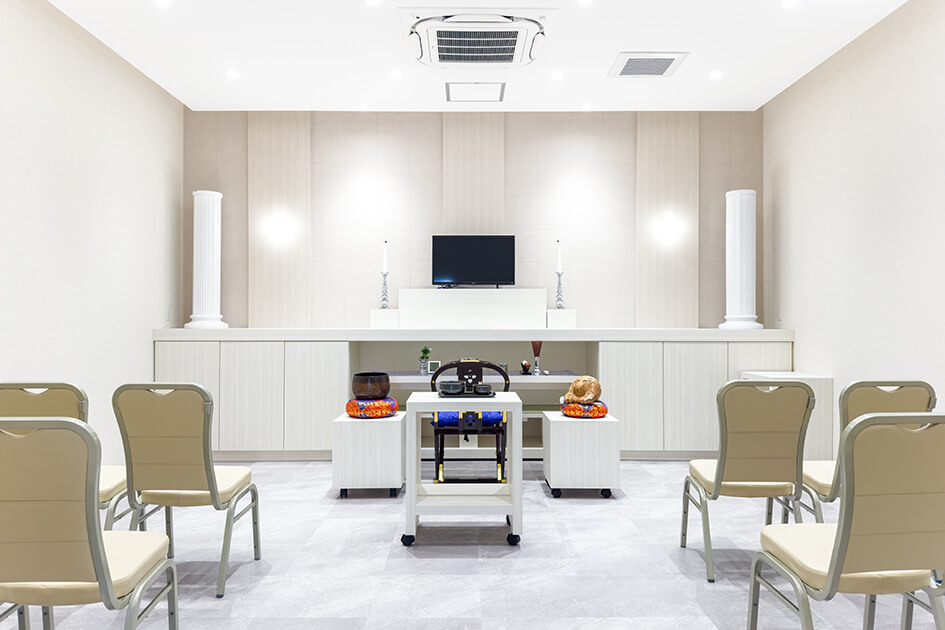 小さなお葬式 和泉府中ホール祭壇