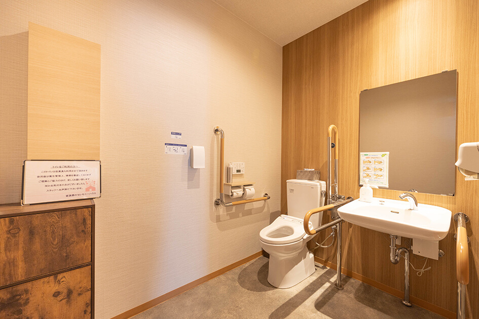 小さなお葬式 門真ホールバリアフリーのお手洗い