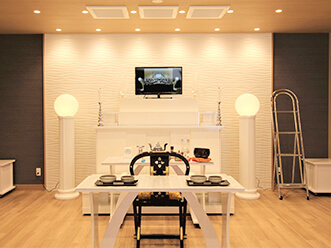 小さなお葬式 金沢神宮寺ホール式場内