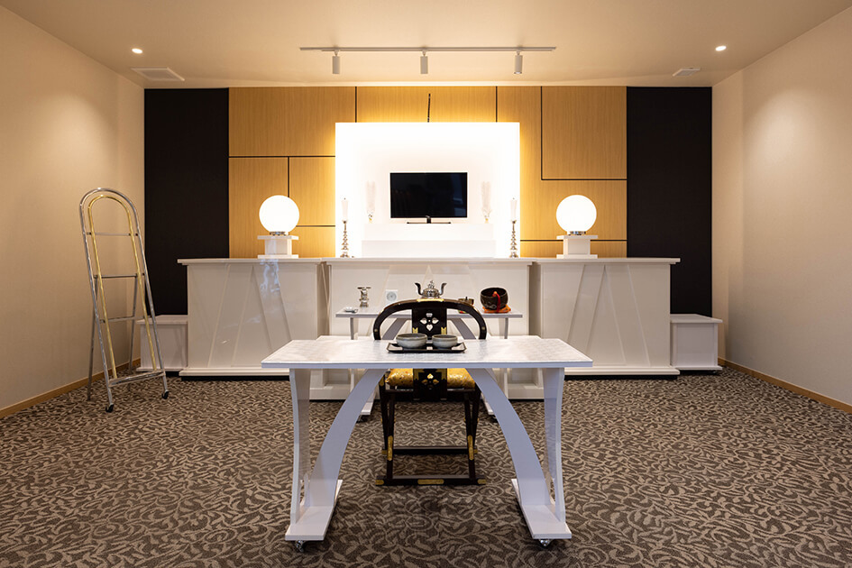 小さなお葬式 金沢長土塀ホール祭壇