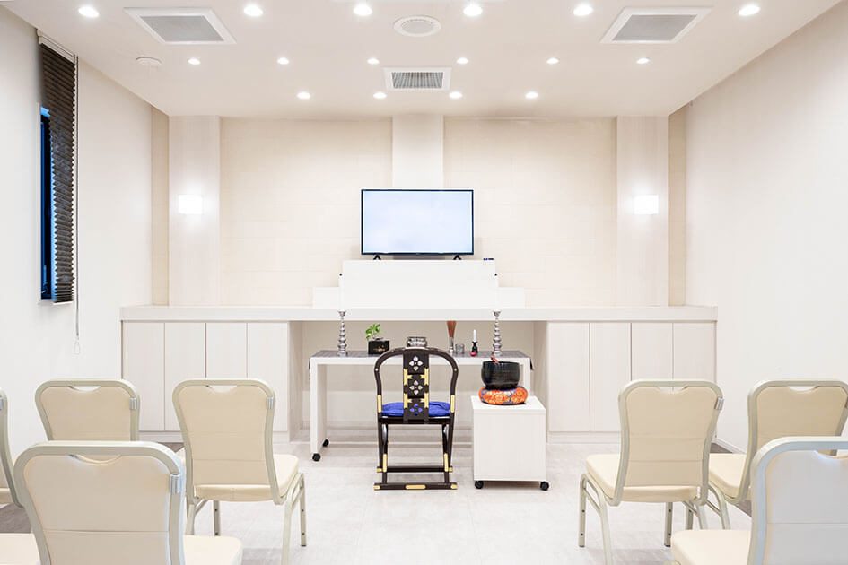 小さなお葬式 川西ホール祭壇