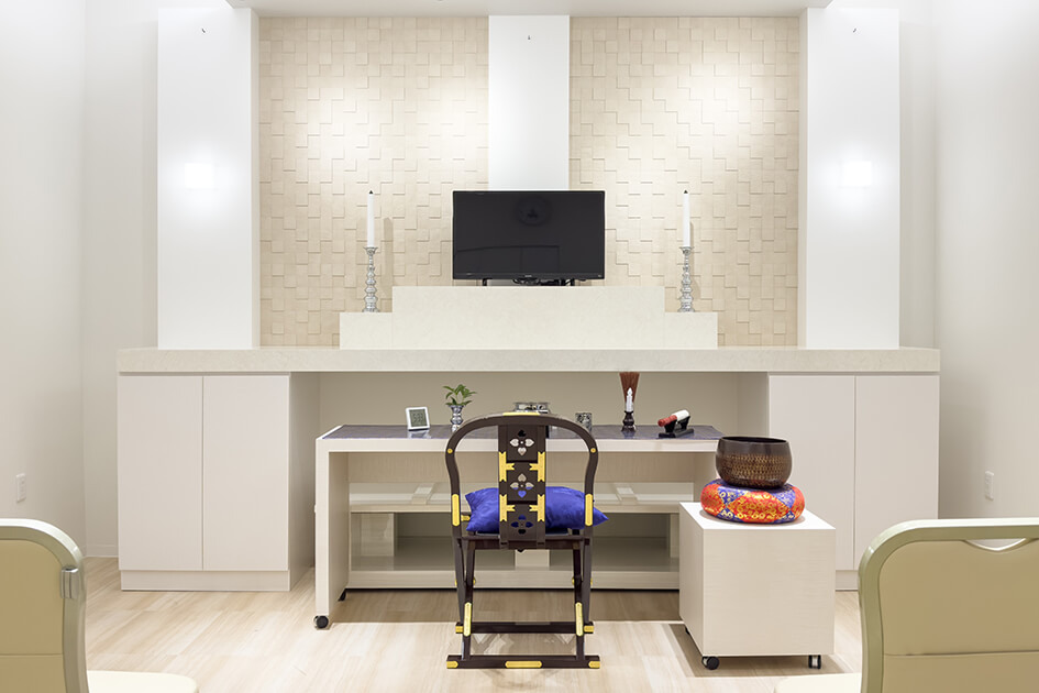 小さなお葬式 岸和田荒木町ホール祭壇