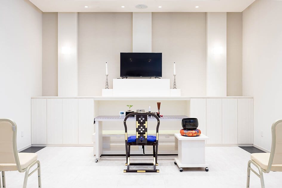 小さなお葬式 岸和田駅前ホール祭壇