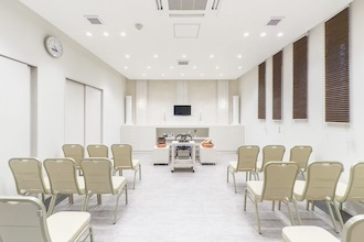 小さなお葬式 松江北ホール式場内