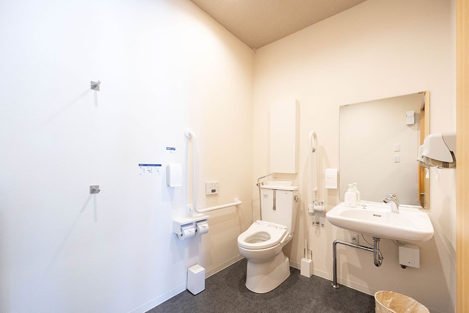 小さなお葬式 御厨ホールバリアフリーのお手洗い