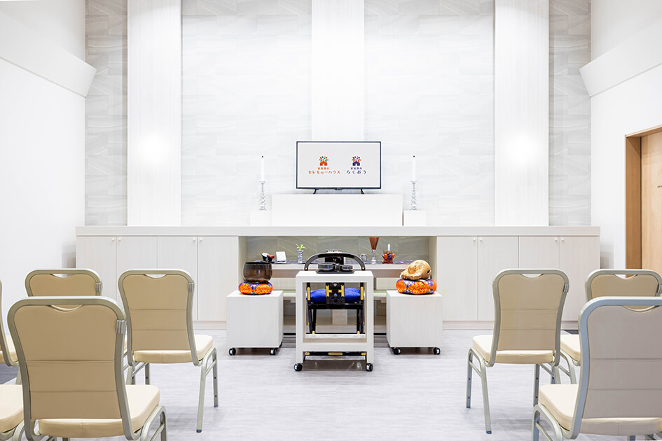 小さなお葬式 百舌鳥梅北町ホール祭壇