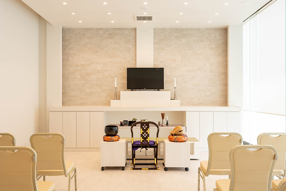 小さなお葬式 寝屋川ホール祭壇