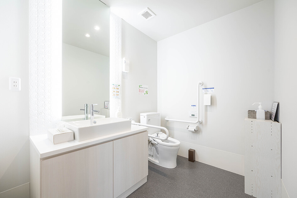 小さなお葬式 寝屋川ホールバリアフリーのお手洗い