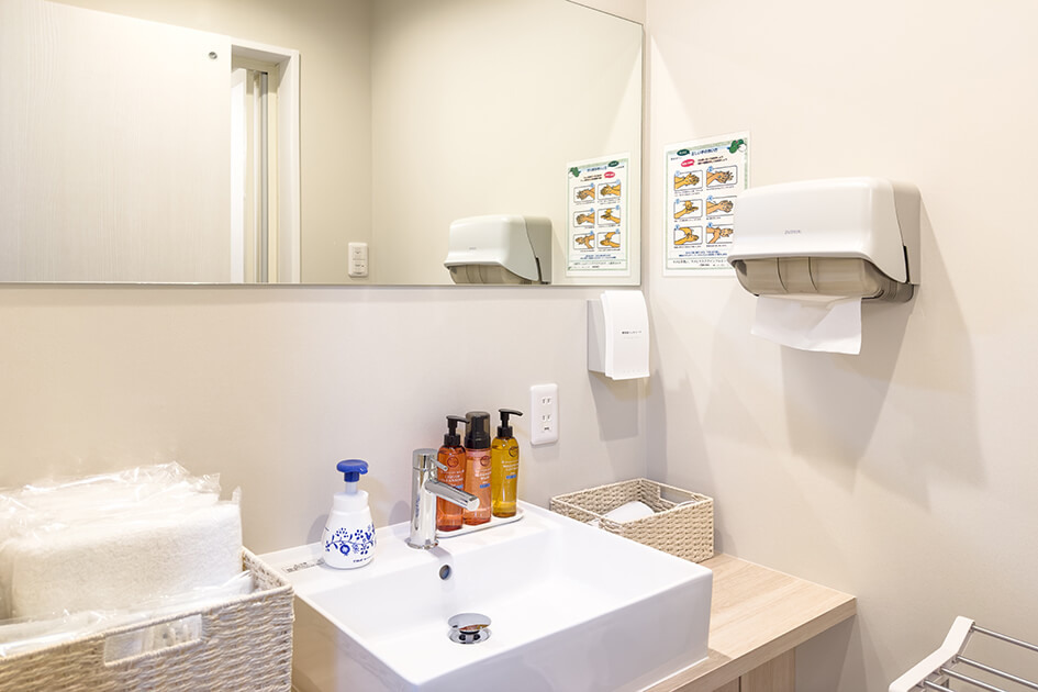 小さなお葬式 寝屋川高宮栄ホール洗面所