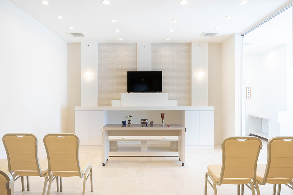 小さなお葬式 西宮武庫川ホール祭壇