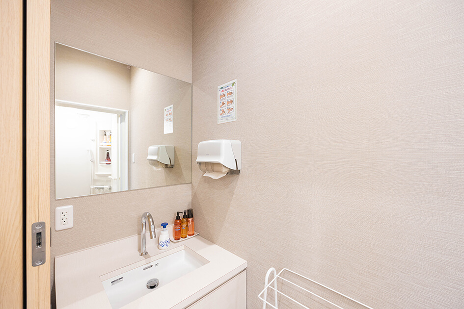 小さなお葬式 西宮武庫川ホール洗面所