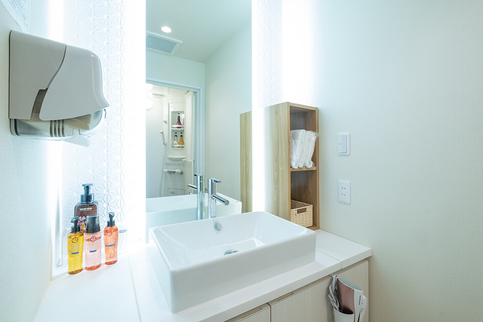 小さなお葬式 西宮仁川ホール洗面所