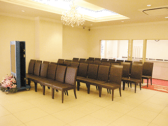 小さなお葬式 八尾志紀町ホール式場内
