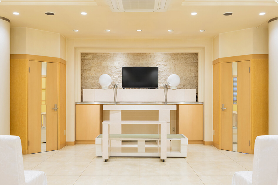 小さなお葬式 堺田出井町ホール祭壇