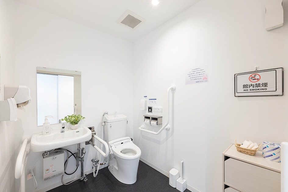 小さなお葬式 堺一条ホールバリアフリーのお手洗い