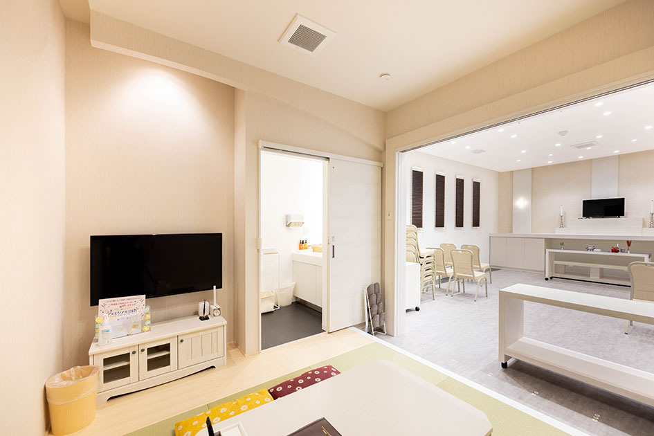 小さなお葬式 堺鳳ホール親族控室