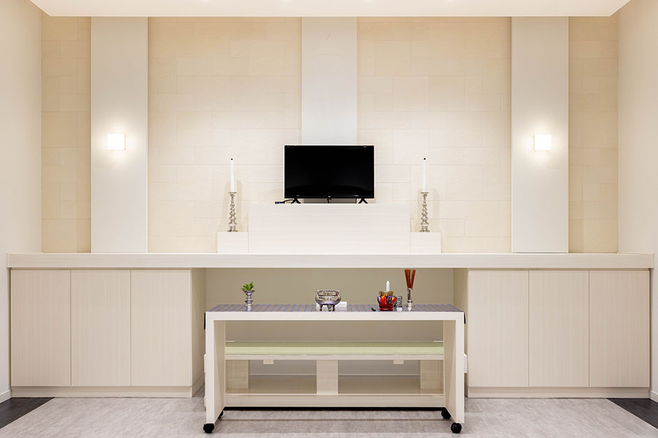 小さなお葬式 堺鳳ホール祭壇