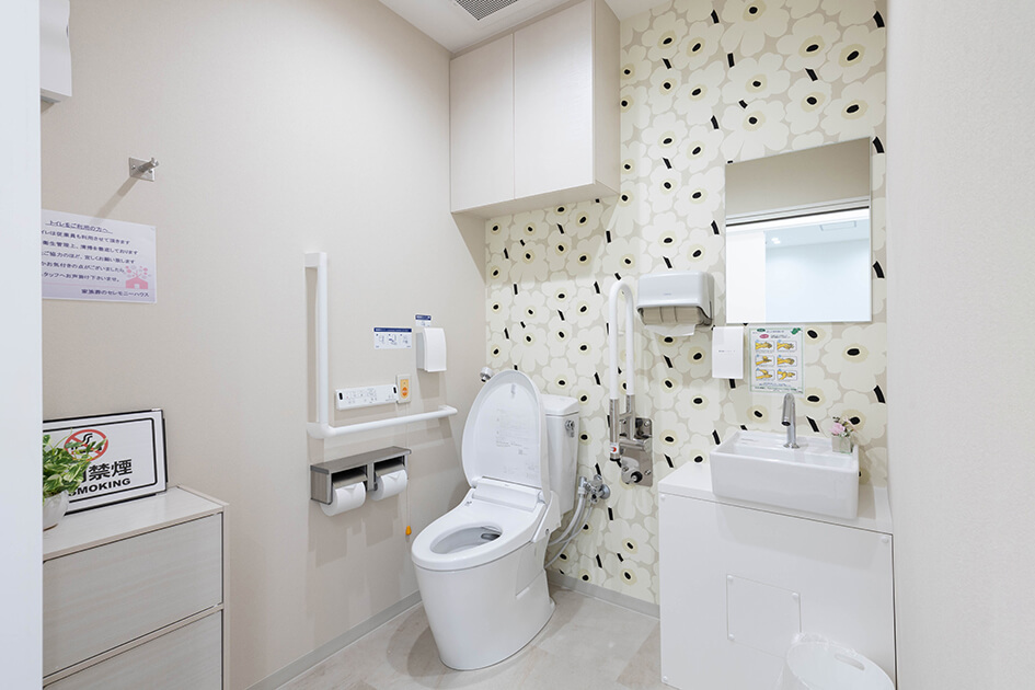 小さなお葬式 堺泉北ホールバリアフリーのお手洗い