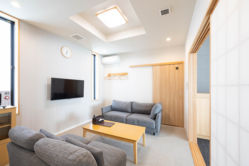 小さなお葬式 沢良宜ホール親族控室