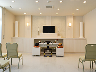 小さなお葬式 高井田本通ホール式場内