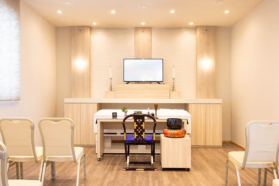 小さなお葬式 高石綾園ホール祭壇