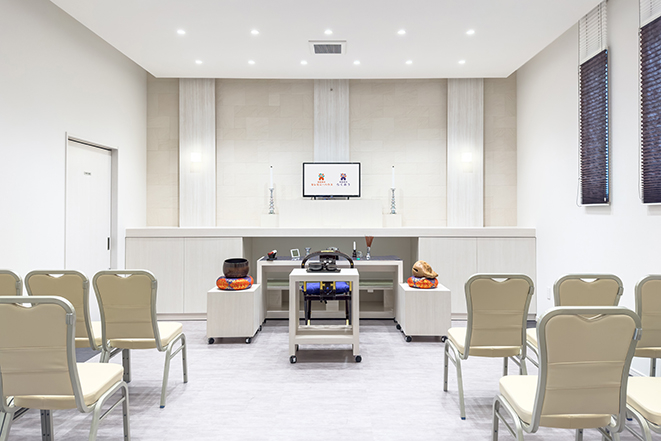 小さなお葬式 手平ホール祭壇