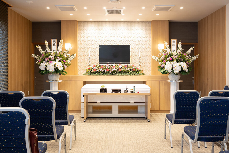 小さなお葬式 若江ホール祭壇