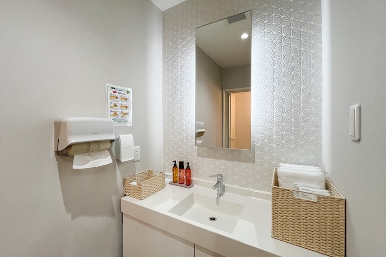 小さなお葬式 堺深井ホール洗面所