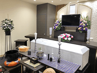小さなお葬式 枚方星丘ホール祭壇