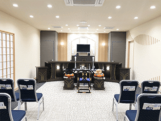 小さなお葬式 枚方星丘ホール式場内