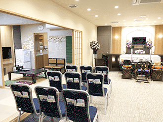 小さなお葬式 枚方星丘ホール式場内