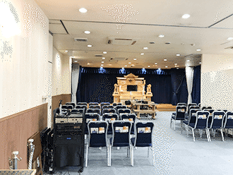 城陽会館式場内