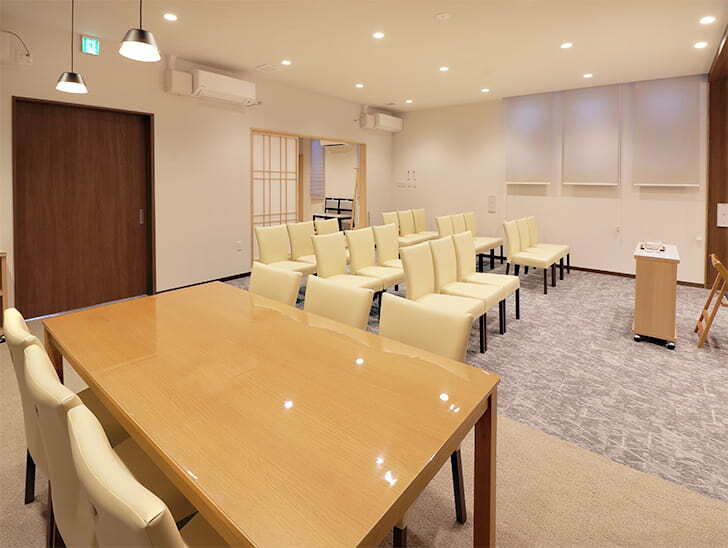 小さなお葬式 河内長野ホール会食室